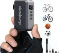 Mini Bike Pump with Gauge 120 PSI Electric Bicycle Pump - Portable