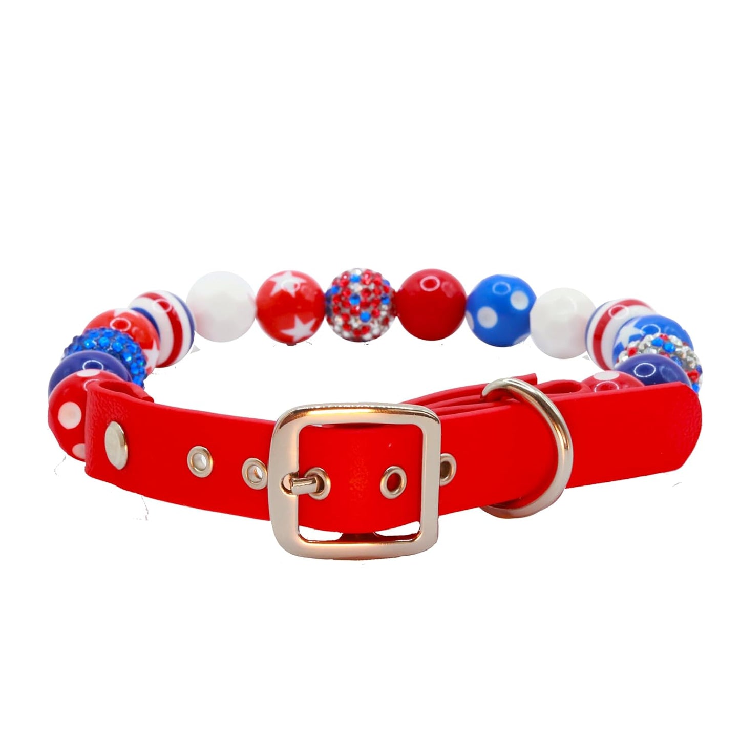 Adjustable Pet Collar for Small Medium Large Dogs Beaded