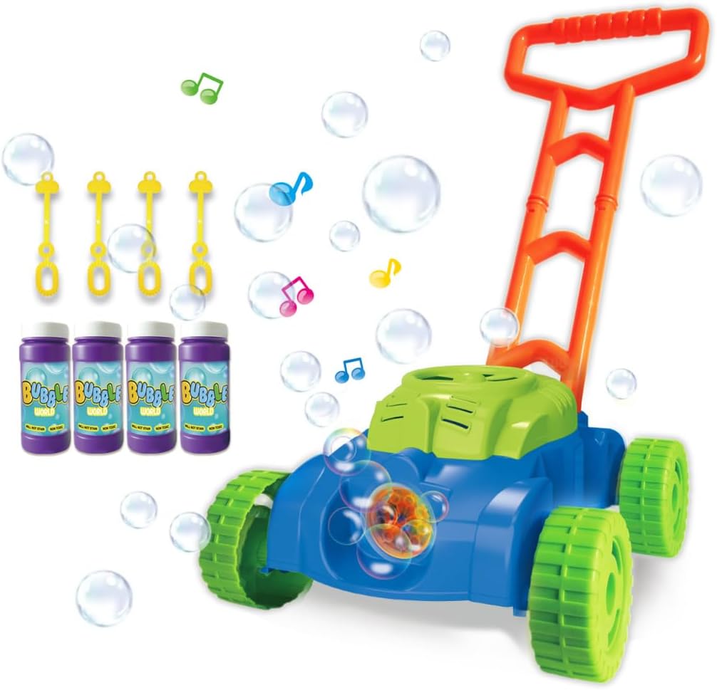 Musical Bubble Lawn Mower - Fun for Kids!