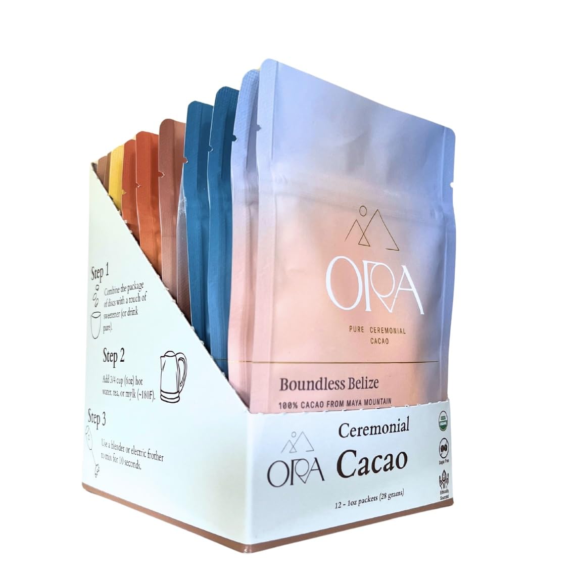 ORA Ceremonial Cacao Pure Kit - Organic 100% Cacao Experience