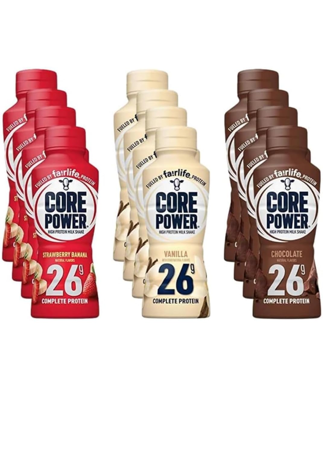 Core Power 26g High Protein Milk Shakes Variety Pack for Recovery