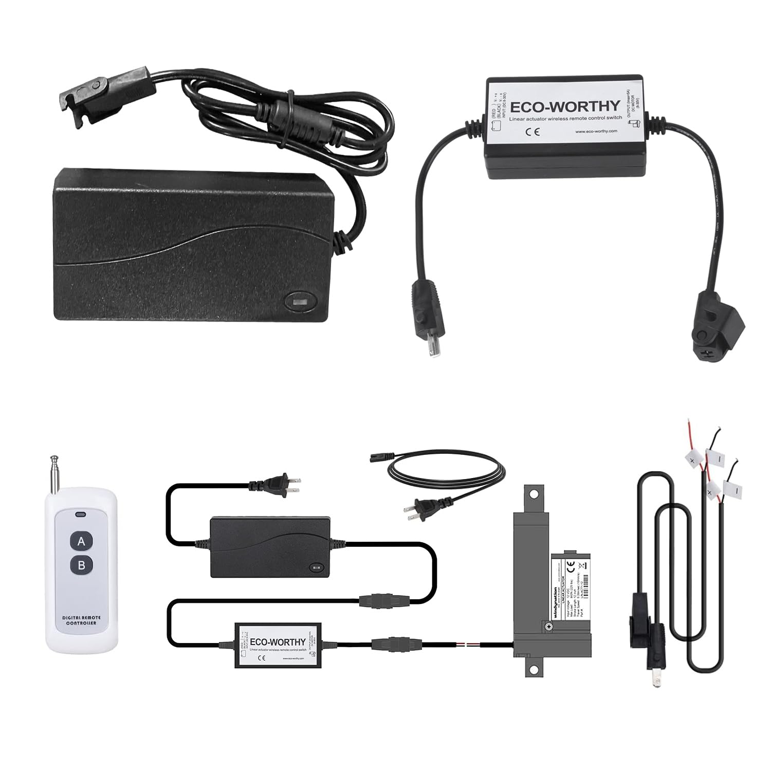 DC HOUSE Forward and Reverse Linear Actuator Controller Kit