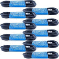 10 Pack 25 ft Male to Female 3 Pin XLR Microphone Cables - Pro Value