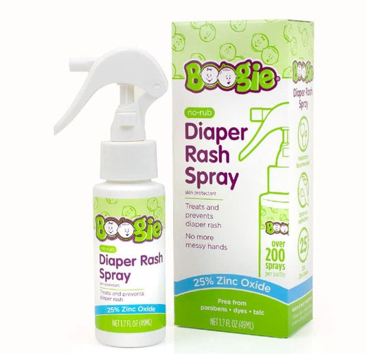 Boogie Diaper Rash Spray: No-Rub, 200+ Sprays, 1.7 oz