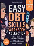 Easy DBT Skills Workbook Collection for Kids and Teens Ages 8-17
