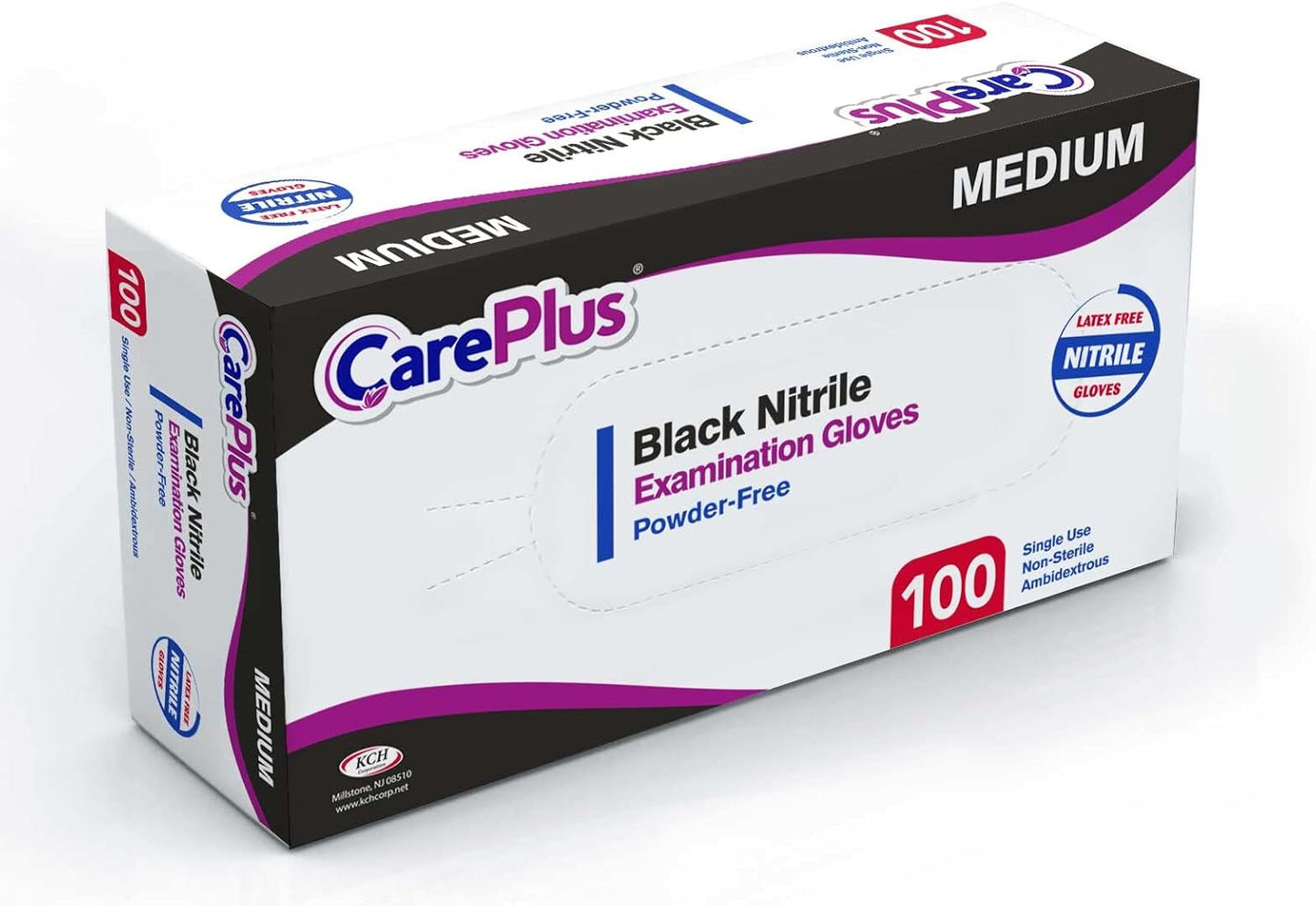 Black Nitrile Gloves - Latex & Powder Free