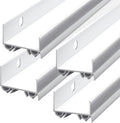4 Sets Door Sweep PVC 1 3/4ft x 36ft Slide on Bottom Exterior Door