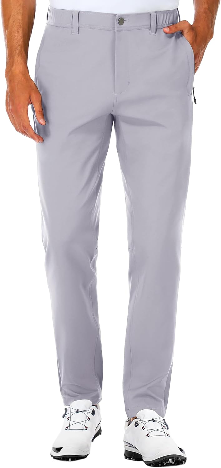 SPECIALMAGIC Golf Pants for Men - Slim Fit Lightweight Tapered