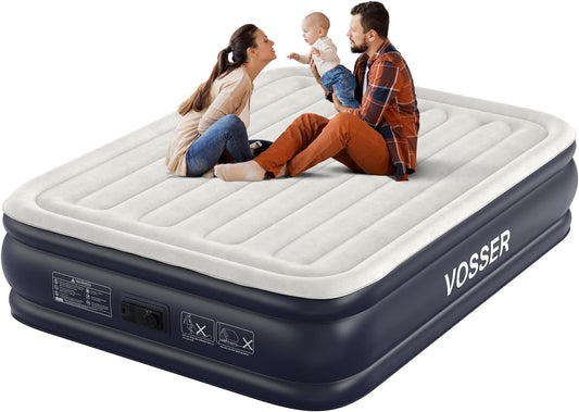 Queen Air Mattress with Built-in Pump for Ultimate Comfort
