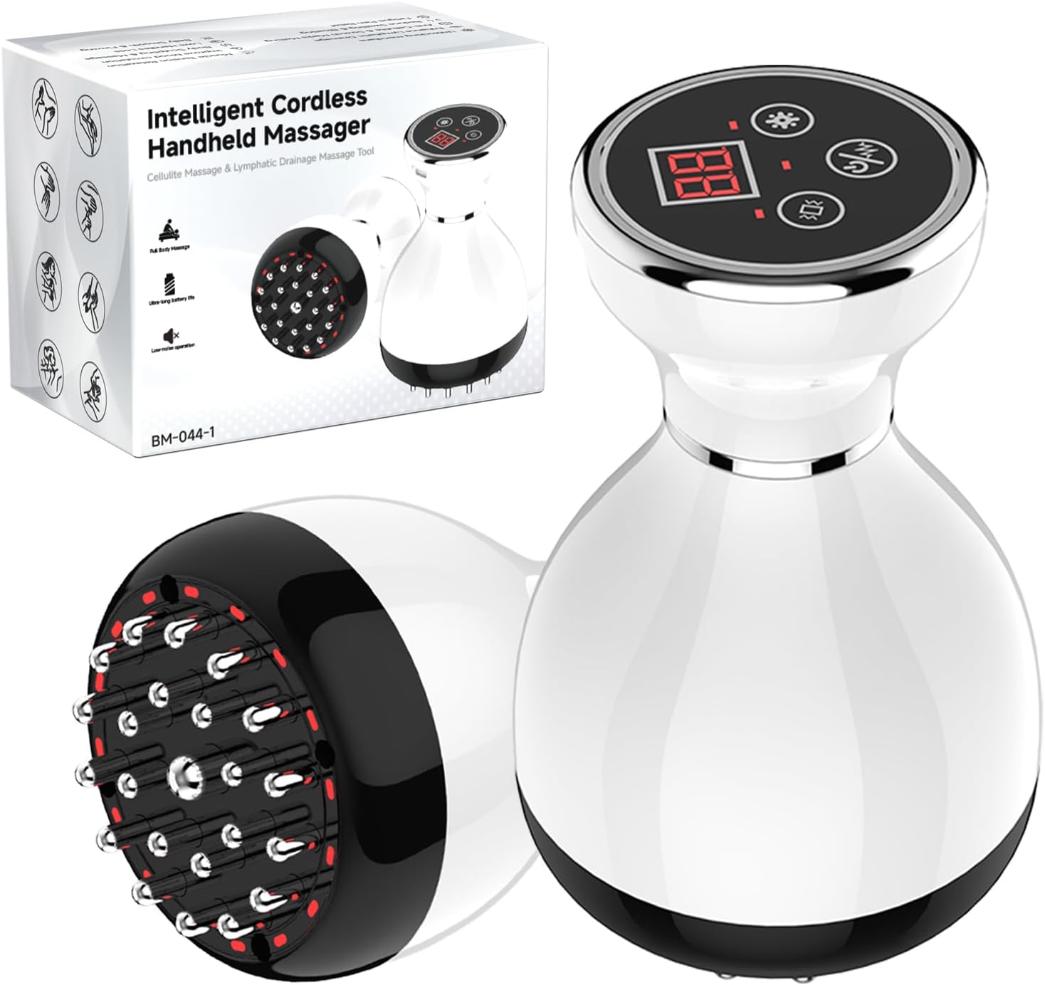 Lymphatic Drainage Massager for Cellulite Reduction & Skin Toning