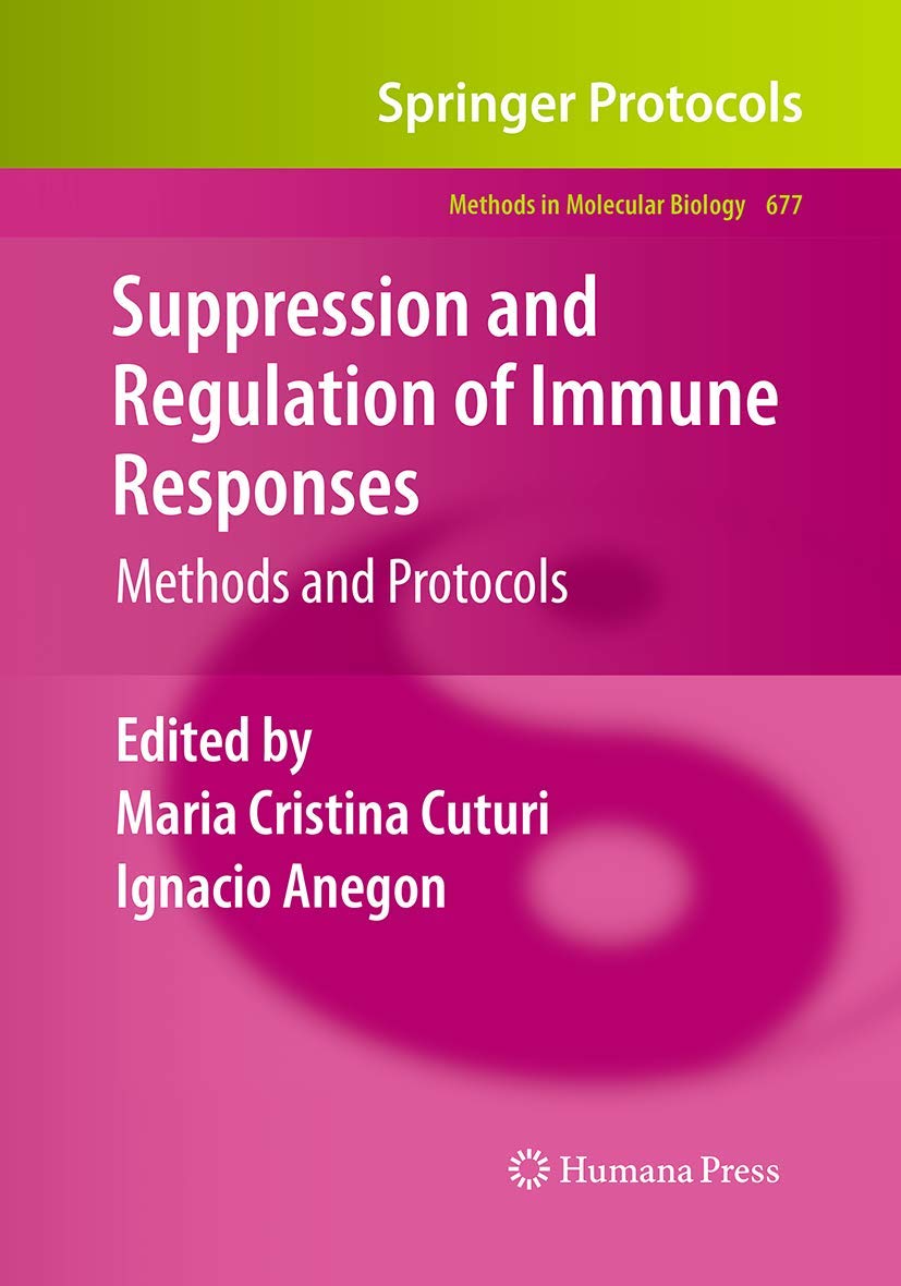 Suppression and Regulation of Immune Responses: Essential Protocols