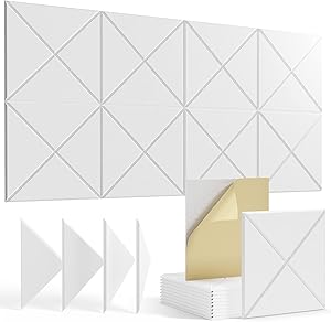 High Density 12 Pack Acoustic Panels for Soundproofing Needs