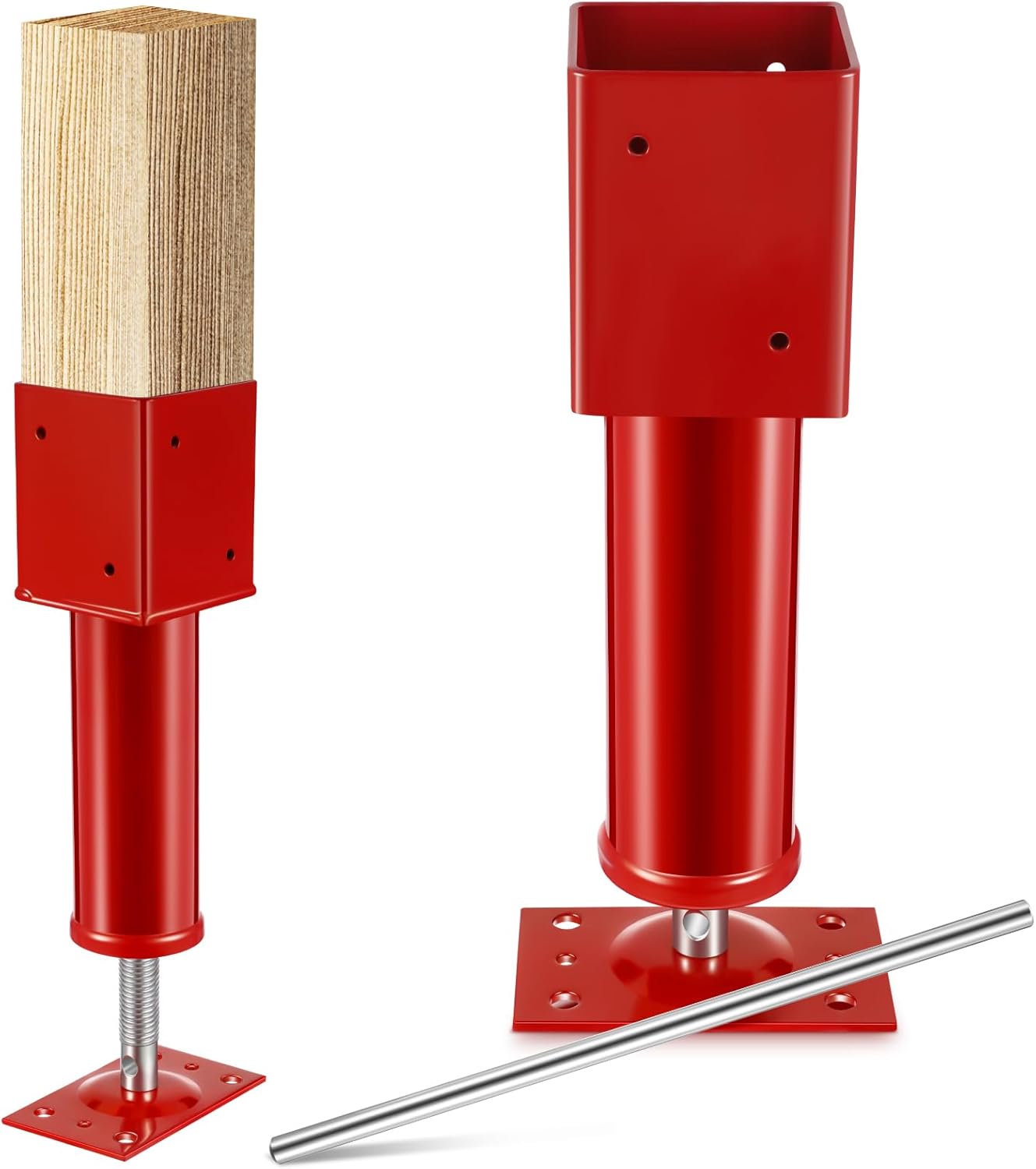Adjustable Screw Jack Post for Leveling Flooring and Repairs