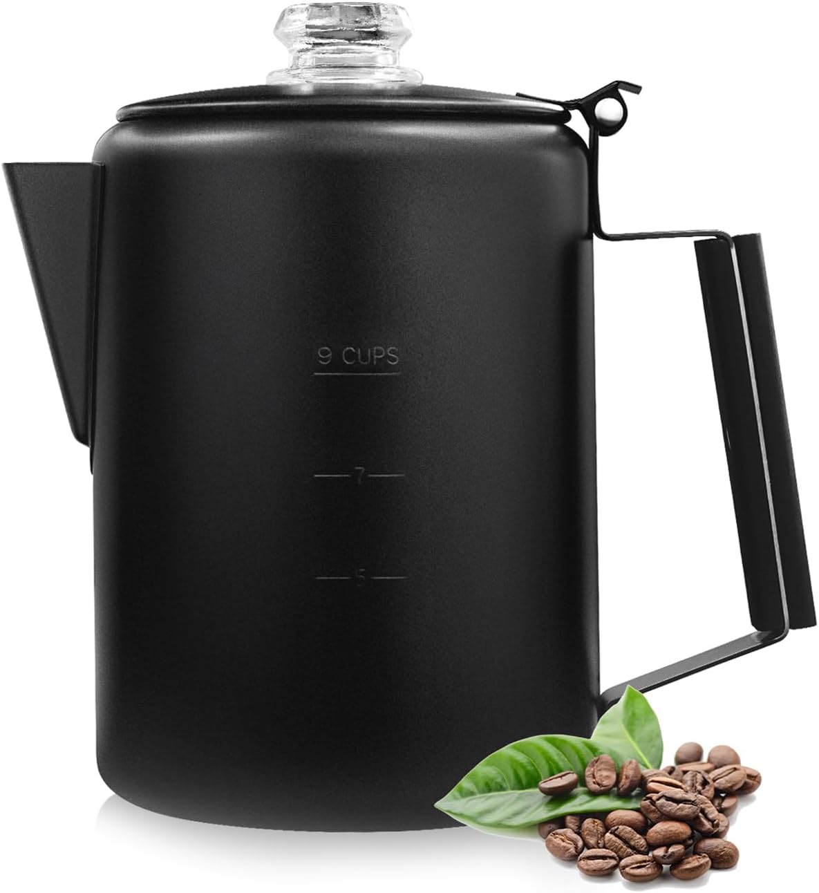 MEREZA 9 Cup Camping Coffee Percolator for Outdoor Adventures