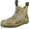Kalkal Men's Deck Boots Anti-Slip Saltwater Fishing Rain Boots are