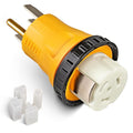 MECMO NEMA 14-50P to SS2-50R Twist Lock RV Generator Adapter