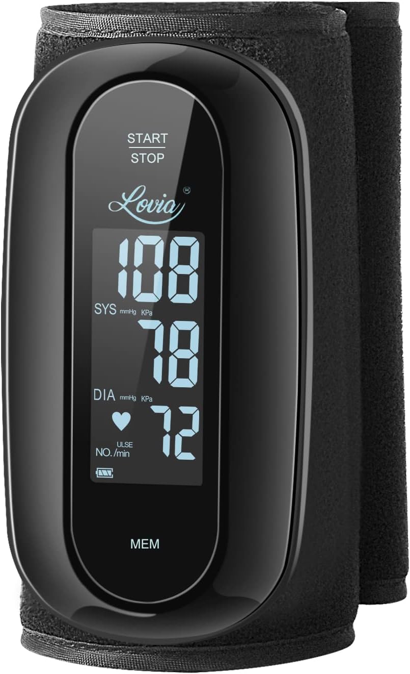 Blood Pressure Monitor Upper Arm with One Piece Design for Home