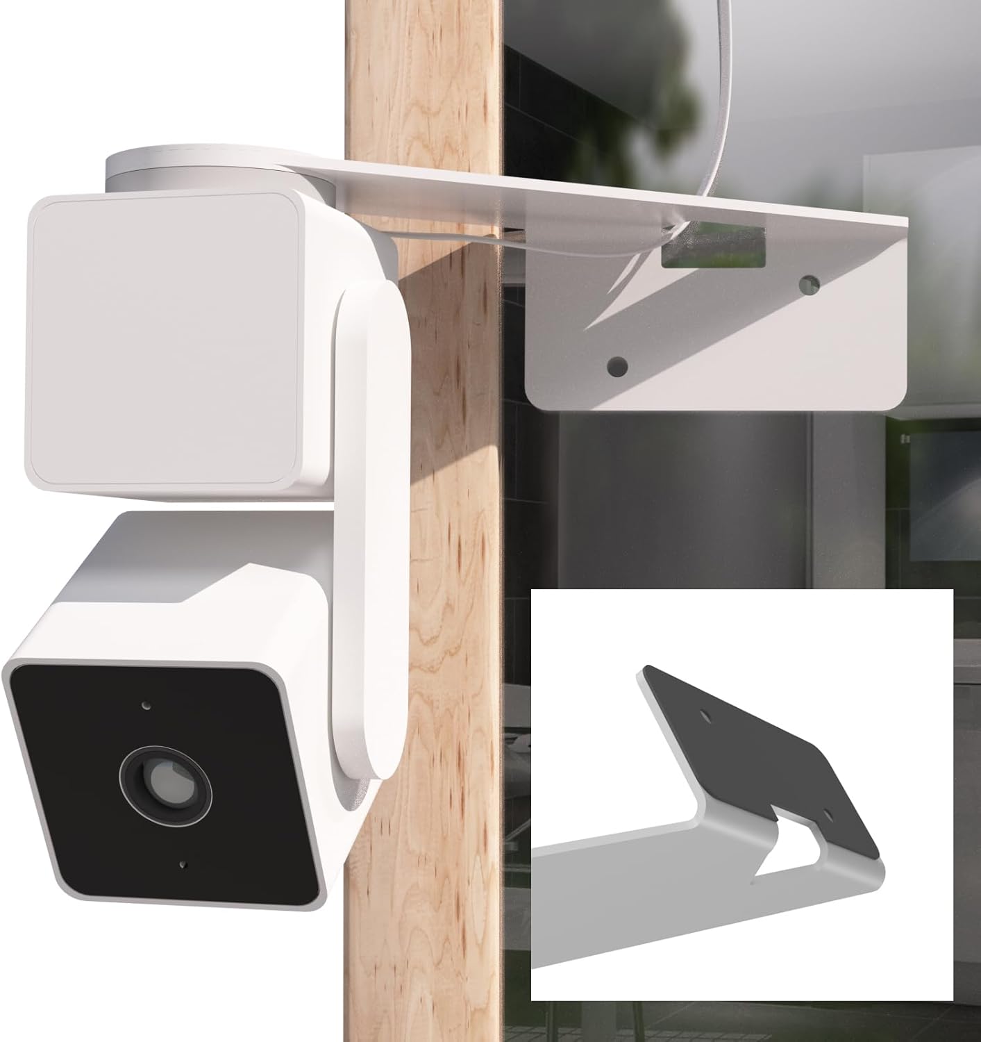 Zwolf Wyze Cam Pan V3 Wall Mount: Easy 270 Install