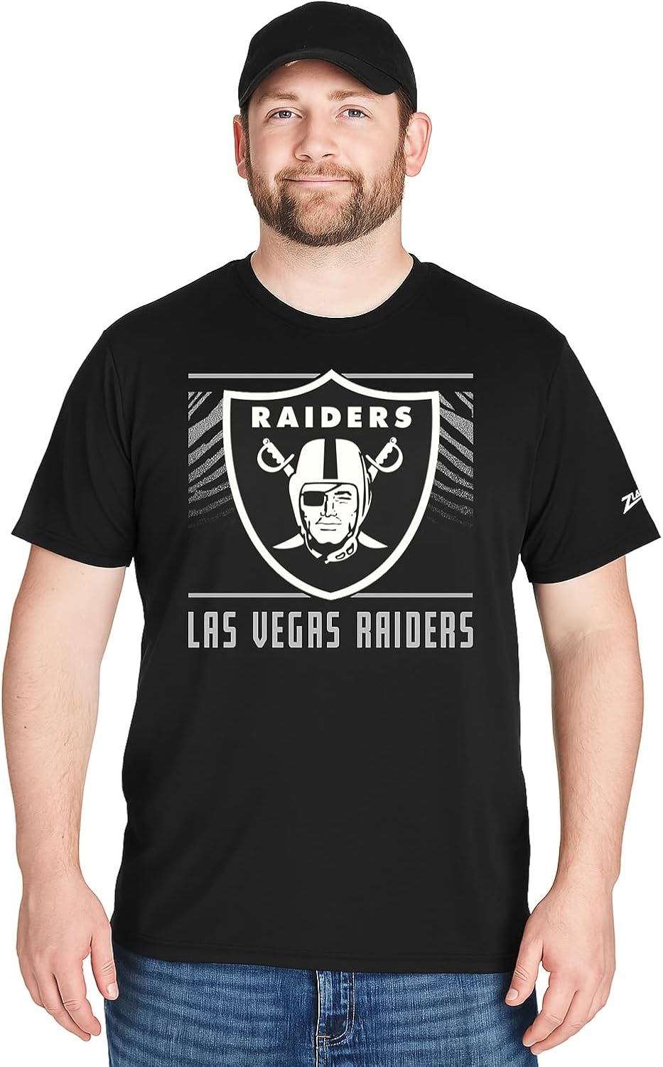 Zubaz NFL Men's Short Sleeve Team Graphic T-Shirt for Fans