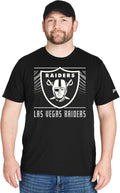 Zubaz NFL Men's Team Graphic T-Shirt - Comfortable Fan Tee