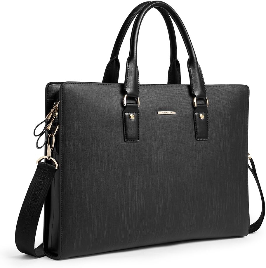 BOSTANTEN Leather Briefcase for Men & Women - Stylish & Durable