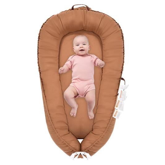 Soft Cotton Baby Lounger for Co-Sleeping Bliss