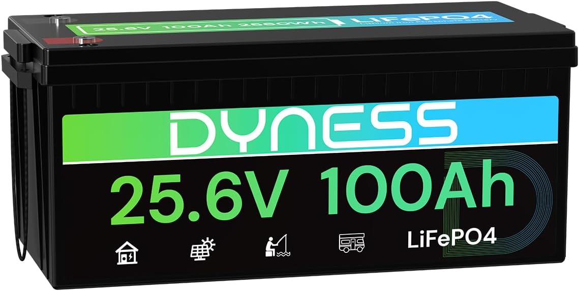 24V 100Ah LiFePO4 Lithium Battery for RV and Solar Systems