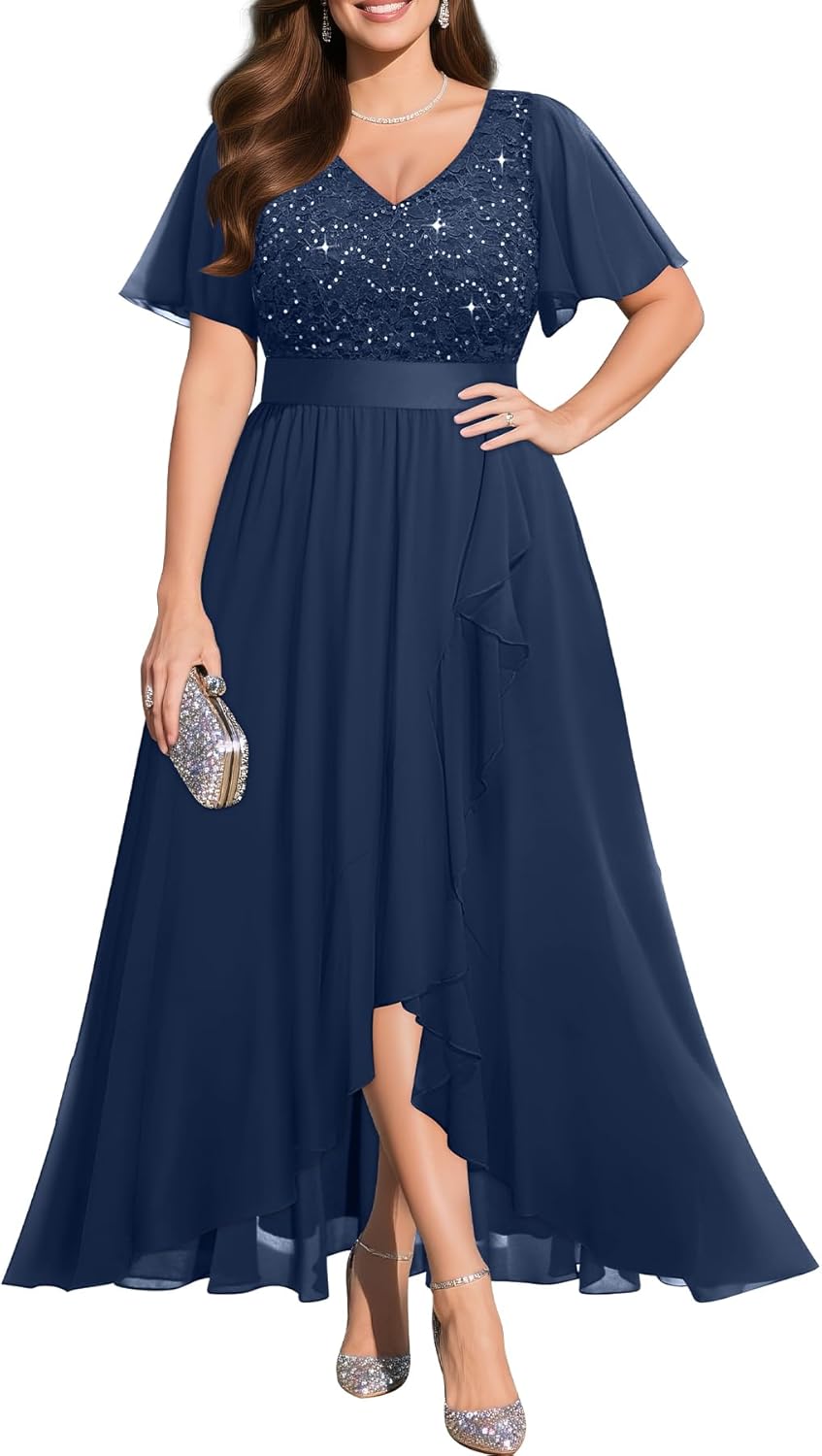 Plus Size Formal Dress for Evening Weddings and Cocktail Events