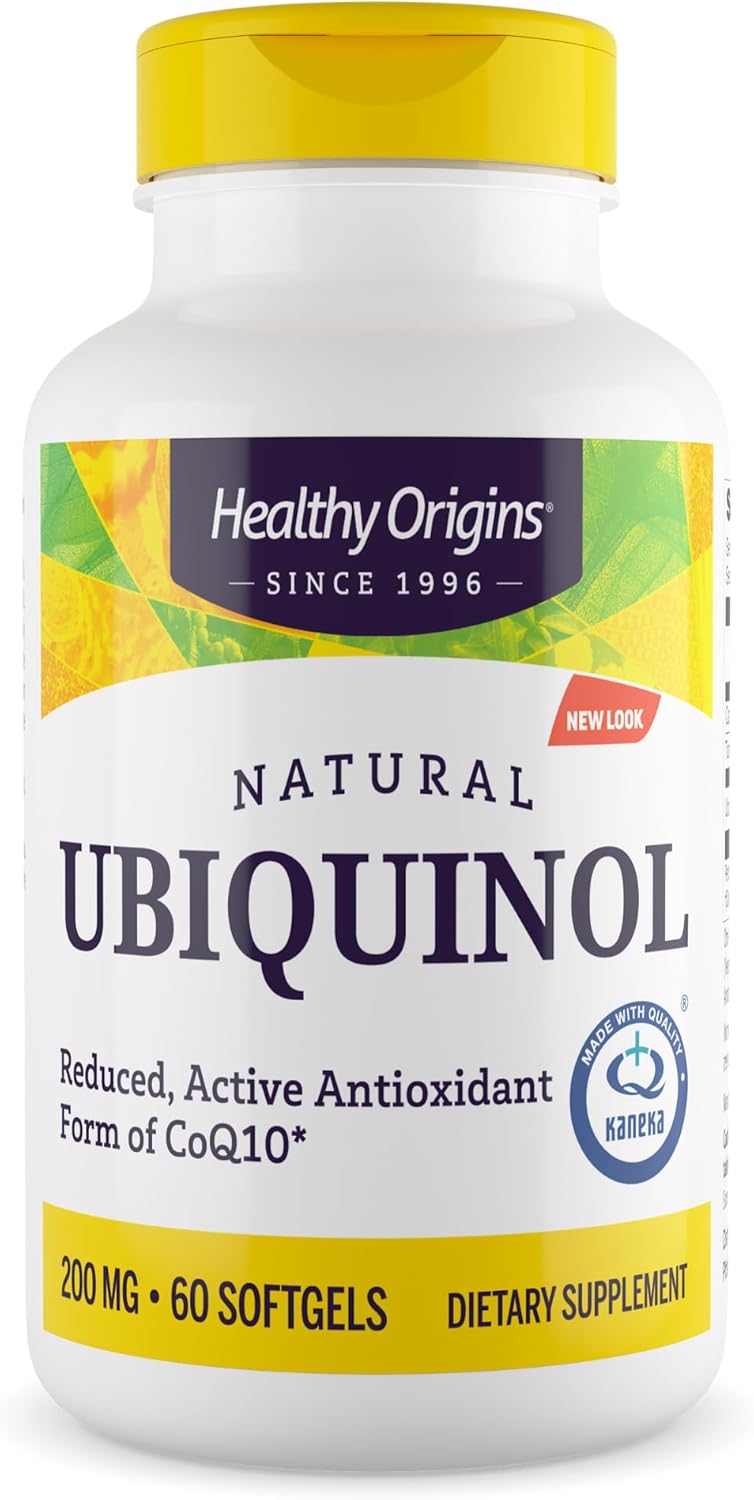 Ubiquinol Supplements for Heart Health & Antioxidant Support