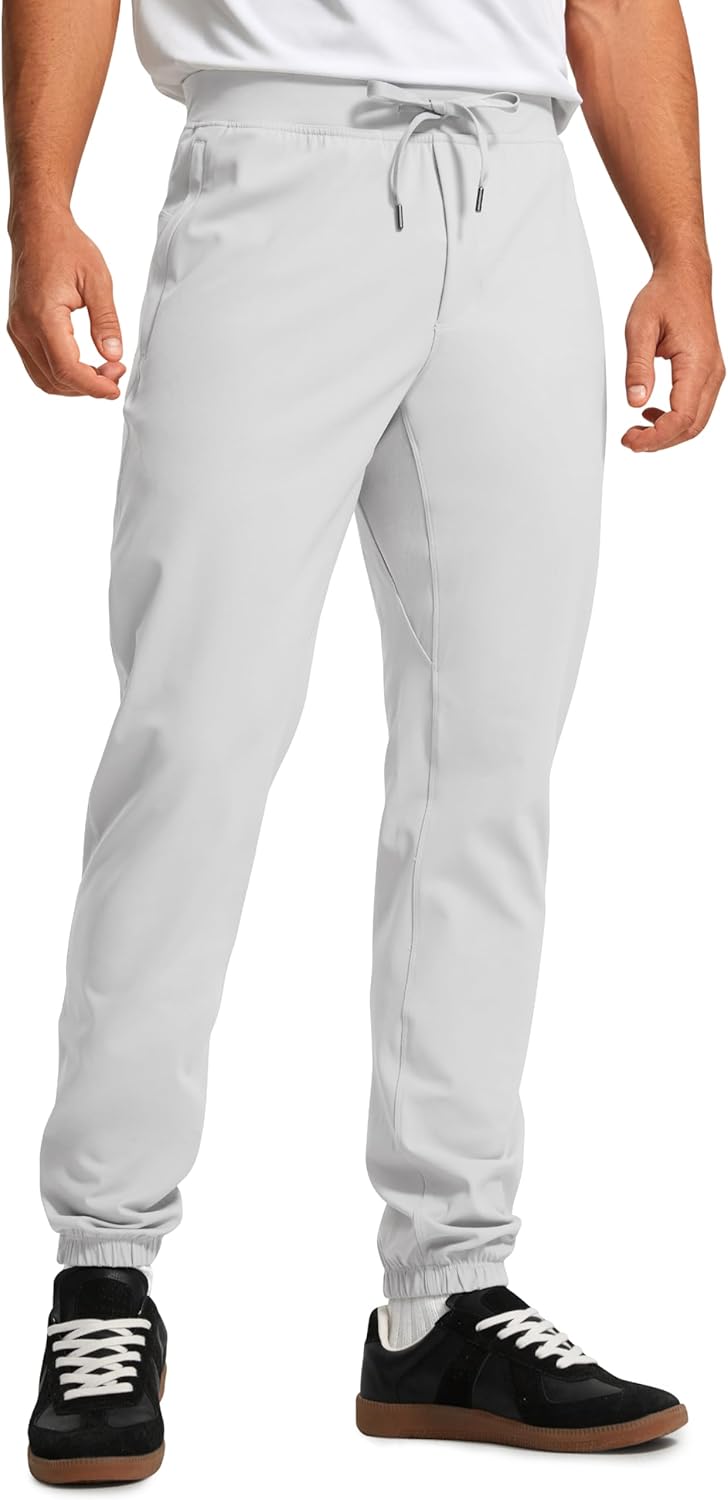 CRZ YOGA 4-Way Stretch Athletic Joggers for Men - Perfect Fit