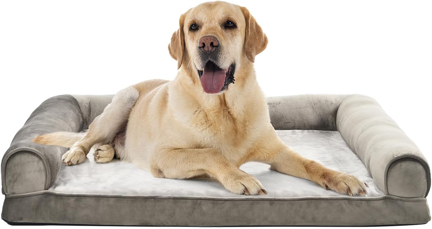 Cooling Gel Memory Foam Dog Bed for Ultimate Comfort and Support