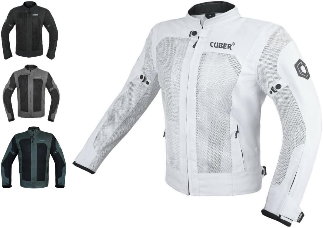 CUBER Motorcycle Breathable Mesh Jacket for Summer Riding Gear