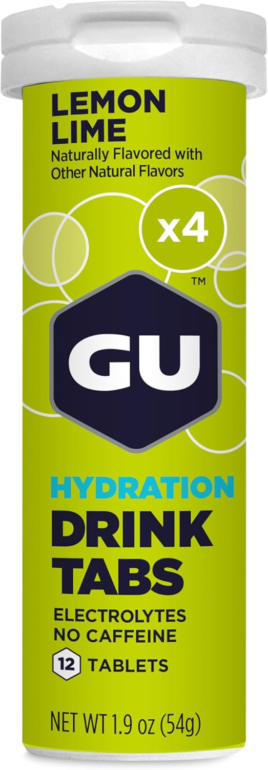 GU Energy Hydration Electrolyte Drink Tablets for Endurance