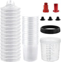 Disposable Paint Spray Gun Cup Liners & Lid System 15pc - Clean, Fast