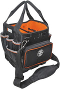 Klein Tools 10-in Tote Tool Bag with 40 Pockets - Tradesman Organizer