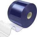 Plastic Door Curtain 150 ft x 8 in Clear PVC Strip Curtain - Durable