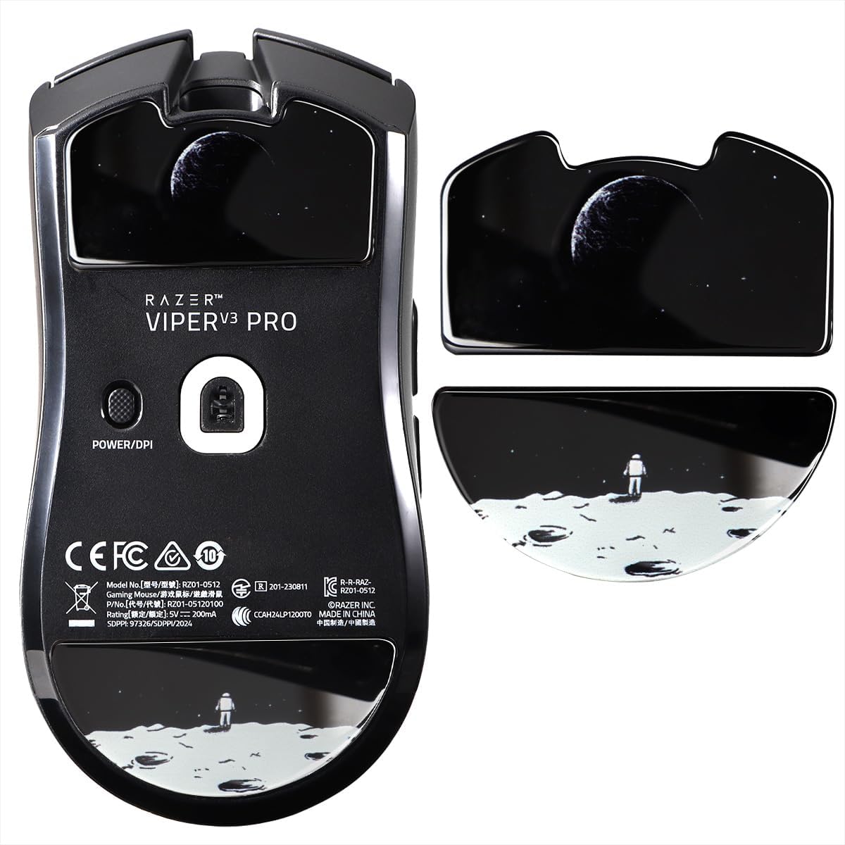 Smooth Glide Upgrade for Razer Viper V3 Pro - Earth Pattern