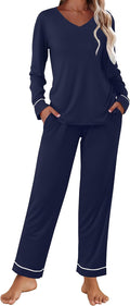 Ekouaer Womens Pajama Sets 2 Piece Lounge Sets - Soft, Lightweight 95%