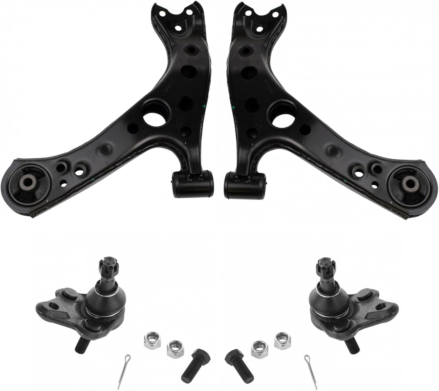 TRQ Front Lower Control Arm Set for 2019-2022 Toyota Corolla