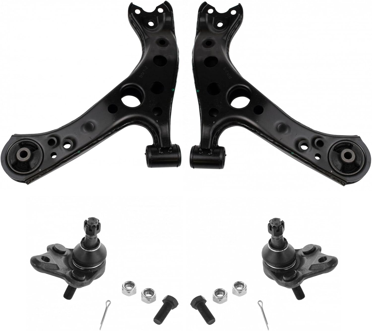 TRQ Front Lower Control Arm Set for 2019-2022 Toyota Corolla