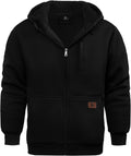 GEEK LIGHTING Hoodies for Men Heavyweight Full Zip Sherpa Lined Men's