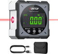 USB Charging Digital Angle Gauge Level Box with Laser - Compact