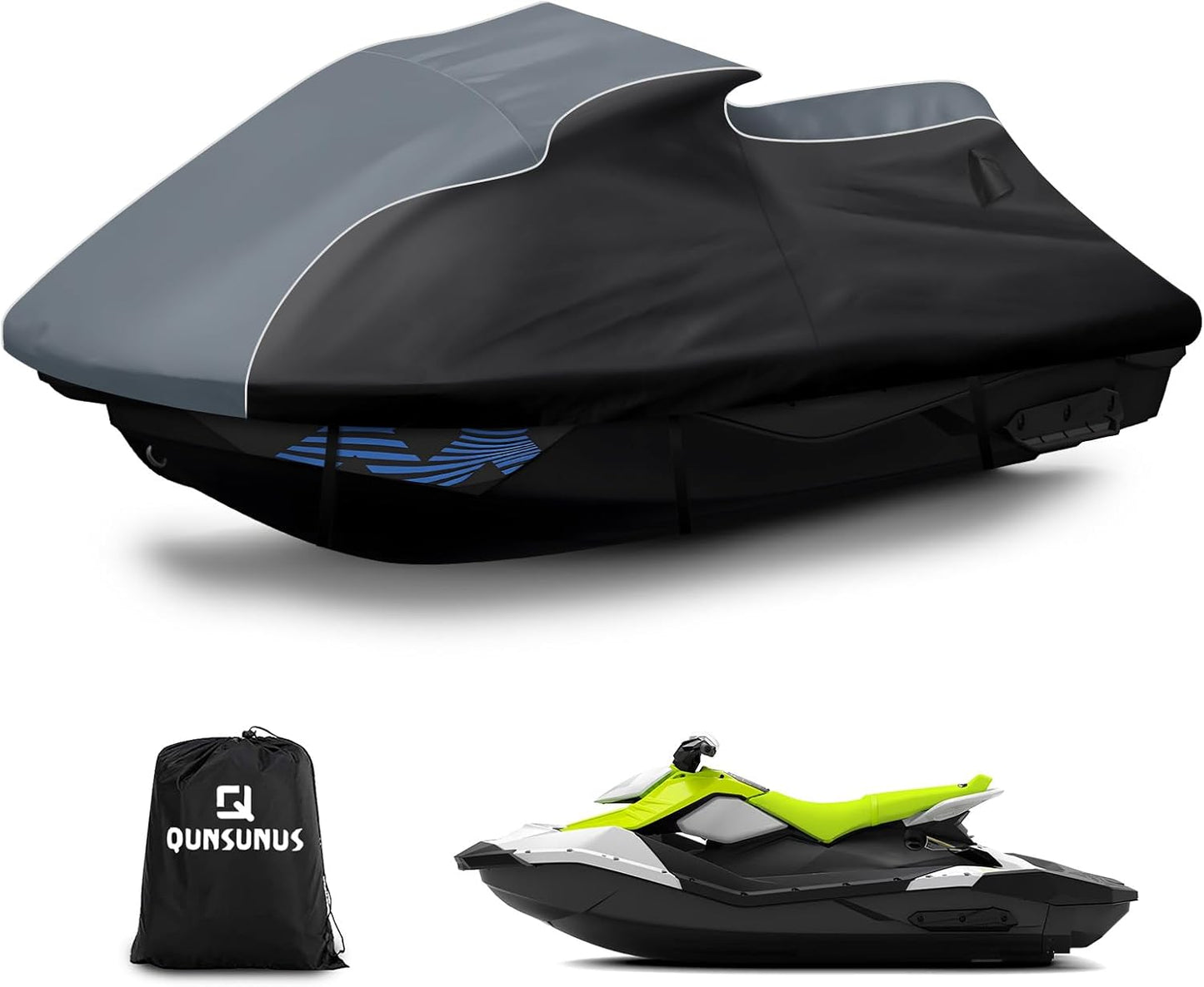 QUNSUNUS Jet Ski Cover for Sea Doo Spark 2up/Trixx 2014-2025
