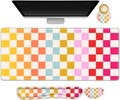 Large Gaming Mouse Pad Set with Memory Foam Wrist Rest - Ergonomic