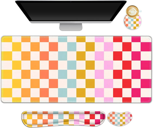 Ultimate Gaming Setup: Ergonomic 4-in-1 Mouse Pad Set