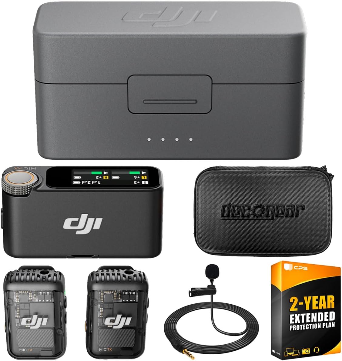DJI Mic 2 Wireless Microphone Bundle with Charging Case