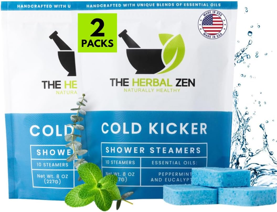Cold Kicker Shower Steamers for Aromatherapy and Self Care