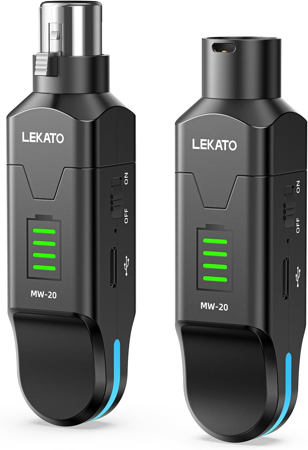 LEKATO Wireless Microphone System for High-Resolution Audio