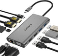USB C Docking Station Dual Monitor Hub - 11 in 1 Triple Display