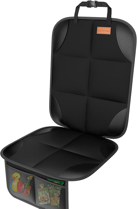 Thickest Padding Car Seat Protector for Child Seats - Black